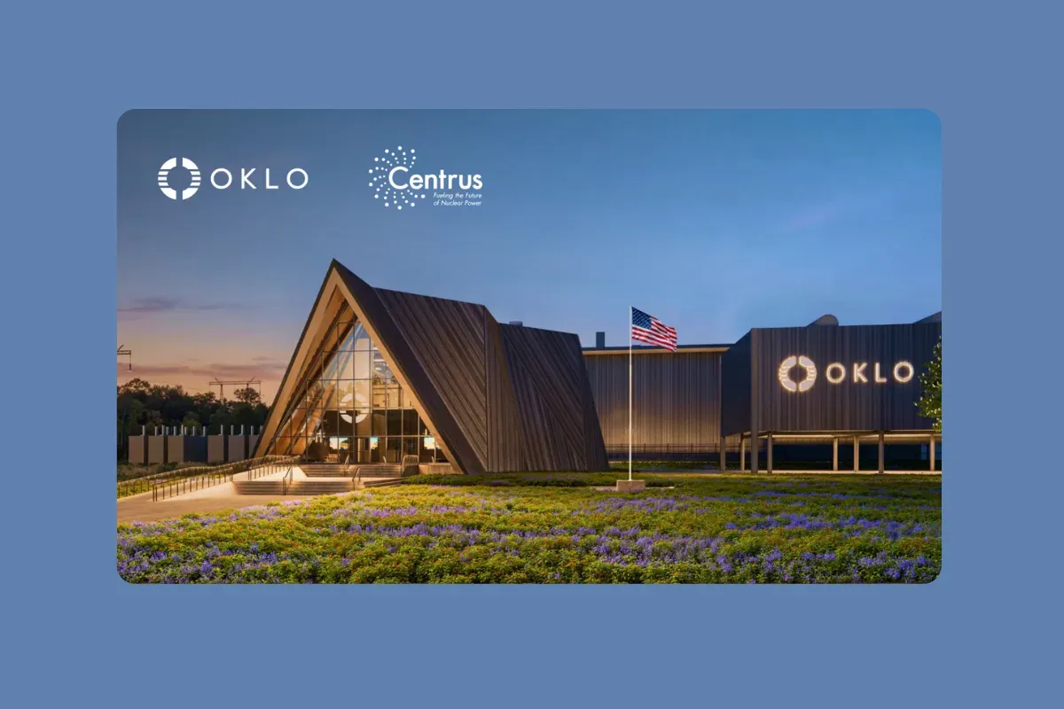 Oklo and Centrus Ink LOI for HALEU Supply to Ohio Aurora Powerhouses