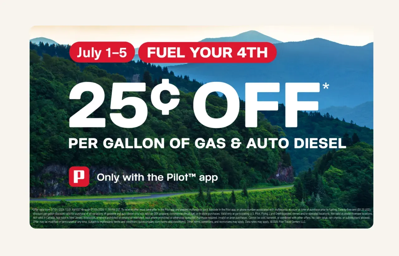 Pilot’s Fourth‑of‑July Fuel Discount Targets 61 Million Summer Travelers
